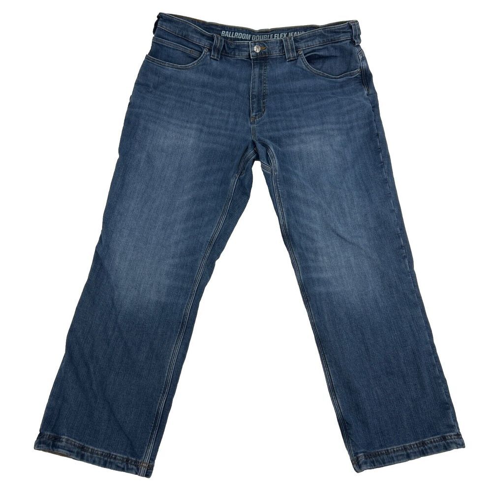 Duluth Trading Ballroom Double Flex‎ Jeans Men's 40x30 Flannel Lined Relaxed Fit